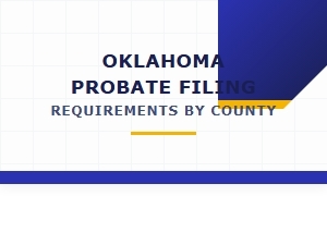 Oklahoma Probate Filing Deadlines by County