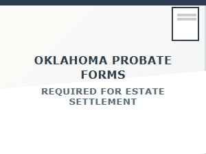 Oklahoma Probate Forms for Estate Settlement